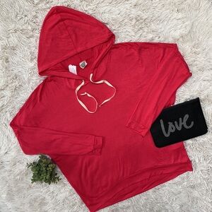 Color Bear Hooded Athleisure Top 💗Coral